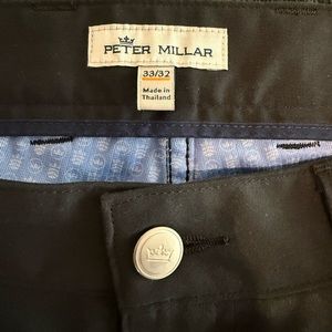 Peter Millar Black Pants (Size: 33)